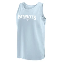 Men's Fanatics Light Blue New England Patriots Elements Tank Top