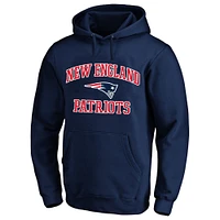 Men's Fanatics Mac Jones Navy New England Patriots Big & Tall Fleece Name Number Pullover Hoodie