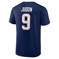Fanatics pour hommes Matthew Judon Navy New England Patriots Player Icon Nom et numéro - T-shirt