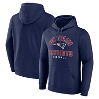 Men's Fanatics  Navy New England Patriots Between the Pylons Pullover Hoodie