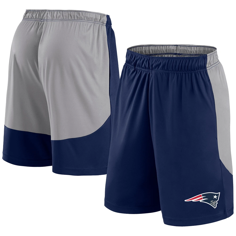 Short bleu marine avec logo de l'équipe Fanatics New England Patriots Big & Tall pour hommes