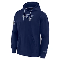 Men's Fanatics Navy New England Patriots Elements Pace Fleece Pullover Hoodie