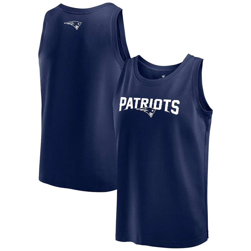 Débardeur bleu marine Fanatics New England Patriots Elements pour hommes