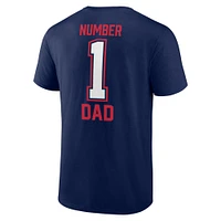 T-shirt de la fête des pères Fanatics Navy New England Patriots pour hommes