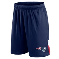 Short interlock Fanatics bleu marine New England Patriots pour hommes