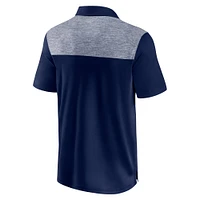 Polo Long Shot Fanatics bleu marine New England Patriots pour hommes