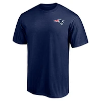 Men's Fanatics Navy New England Patriots #1 Dad Logo T-Shirt