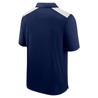 Polo primaire fanatiques bleu marine des New England Patriots pour hommes