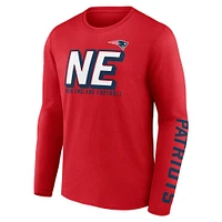 Men's Fanatics Red/Navy New England Patriots Two-Pack T-Shirt Combo Set