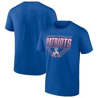 T-shirt Fanatics Royal New England Patriots pour homme, modèle standard