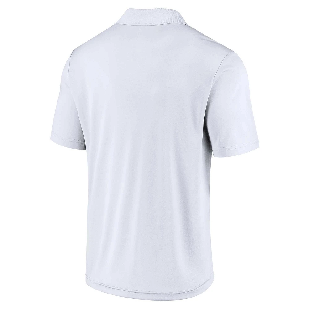 Ensemble de deux polos Throwback Fanatics pour hommes blanc/royal des New England Patriots