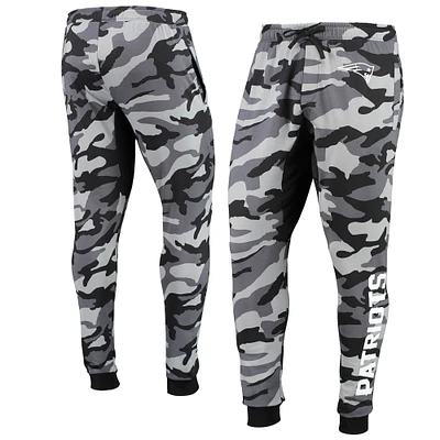 Men's FOCO Black New England Patriots Camo Jogger Pants