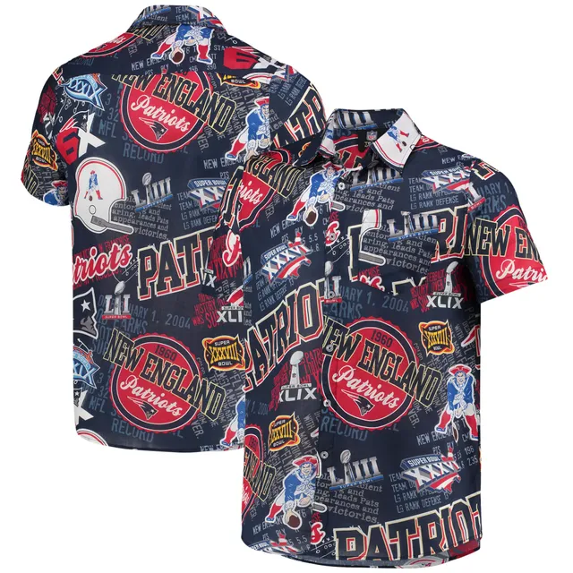New York Yankees Tiki Button-Up Shirt - Navy