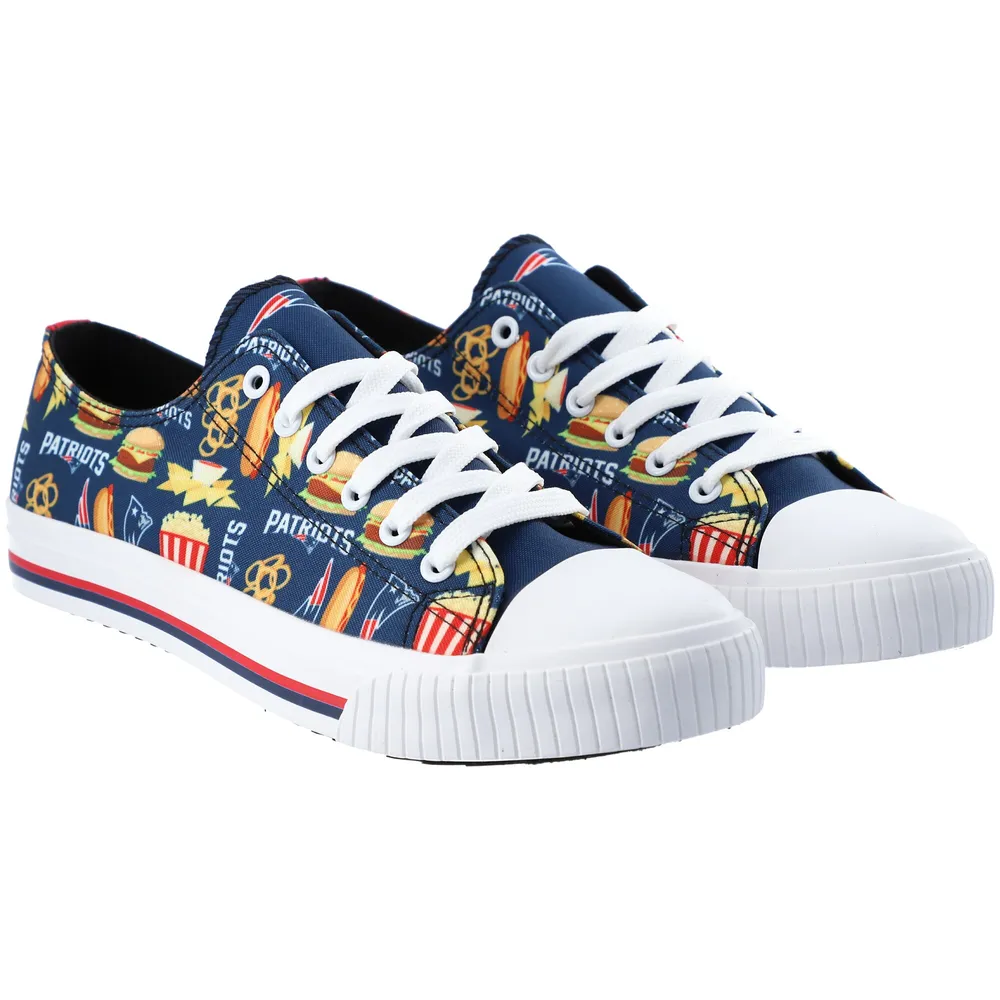 Chicago Bears FOCO Youth Food Print Low Top Canvas Sneakers