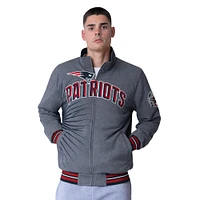 Veste réversible entièrement zippée G-III Extreme Navy New England Patriots pour homme