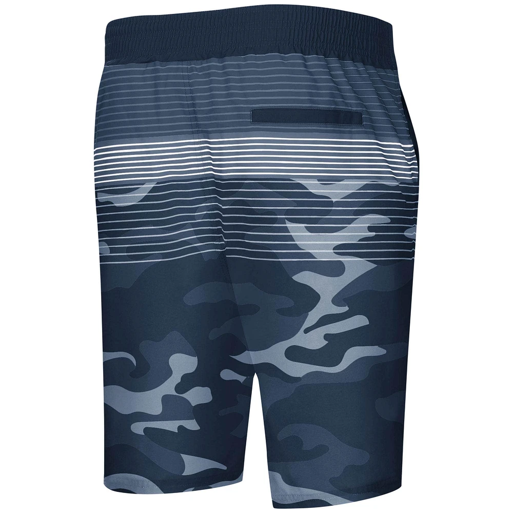 Men's G-III Sports by Carl Banks Navy New England Patriots Wave Swim Trunks