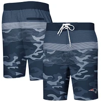 Men's G-III Sports by Carl Banks Navy New England Patriots Wave Swim Trunks