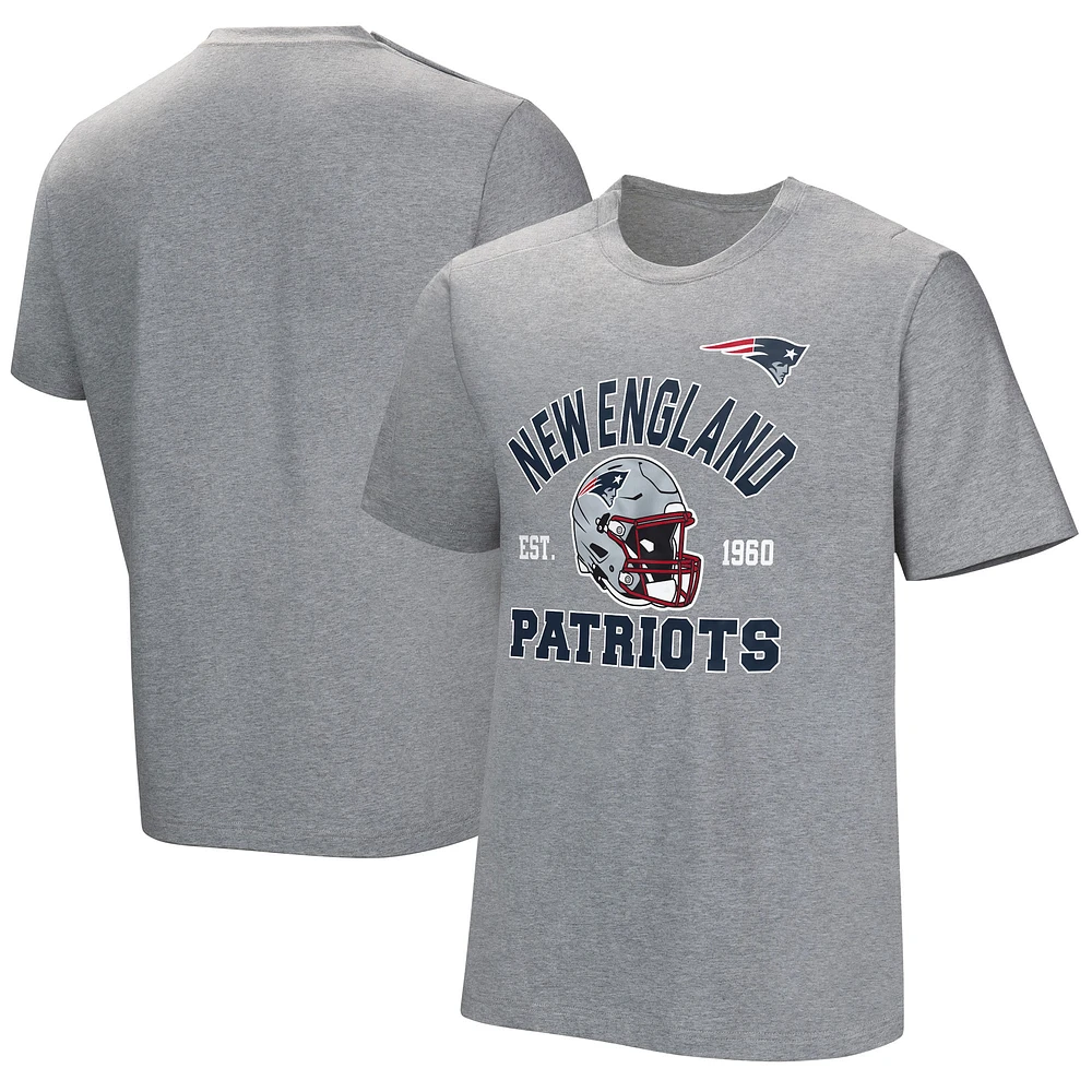 Men's  Gray New England Patriots Tackle Adaptive T-Shirt