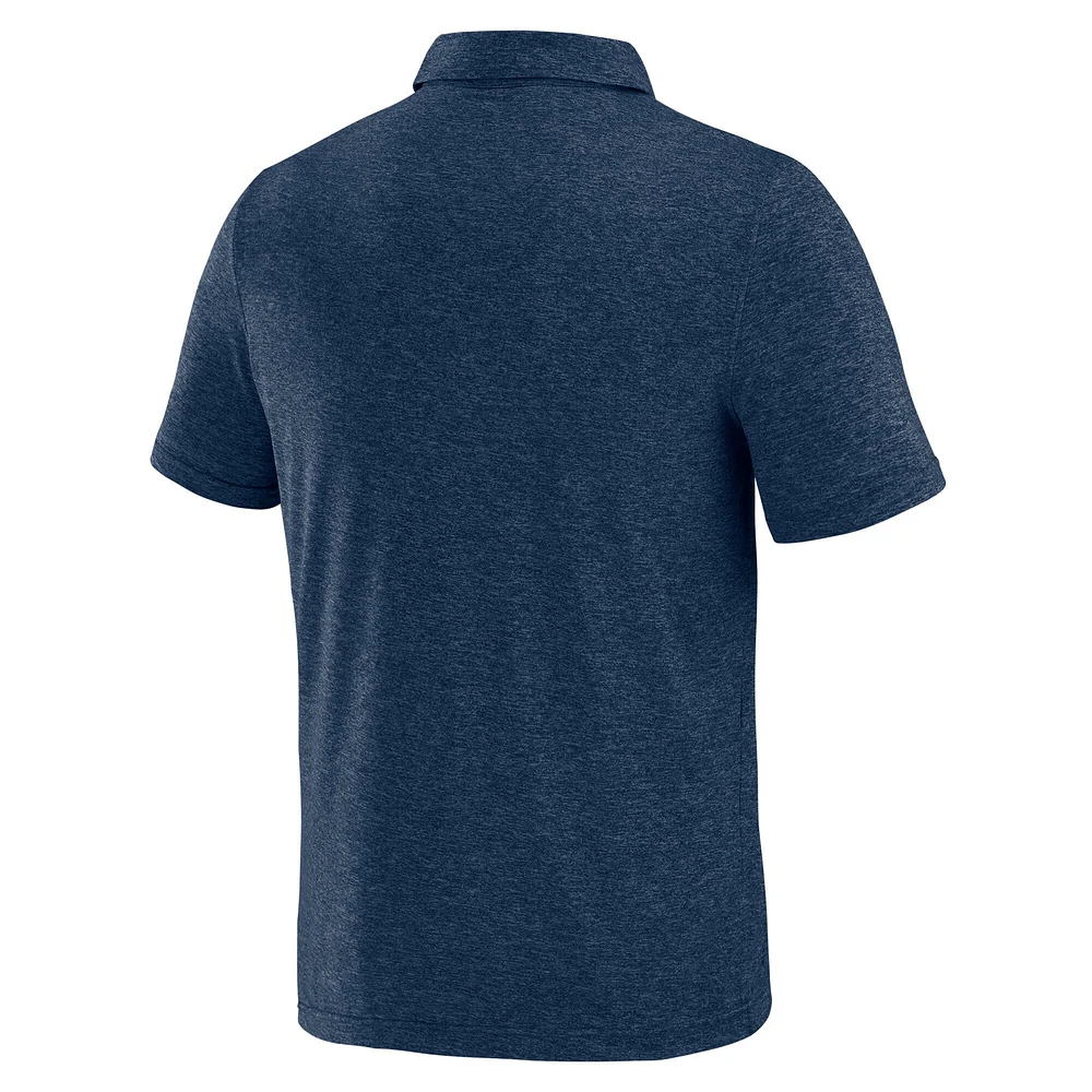 Polo à quatre points New England Patriots bleu marine J. Palmer pour homme