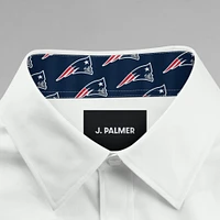 Chemise habillée boutonnée à manches longues Motion Stretch New England Patriots de J. Palmer pour homme