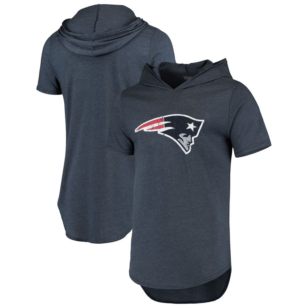 New England Patriots Mens Black Hoodie Sweatshirt