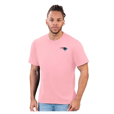 T-shirt d'avant-match rose Margaritaville pour homme des New England Patriots