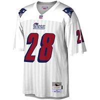 Maillot réplique Mitchell & Ness Curtis Martin blanc New England Patriots Legacy pour hommes