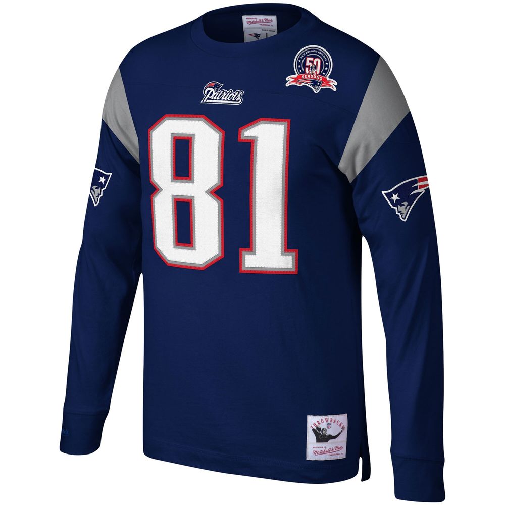 Men's Nike Randy Moss Navy New England Patriots Game Retired