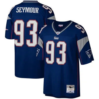 Men's New England Patriots Tedy Bruschi Mitchell & Ness Royal Legacy  Replica Jersey