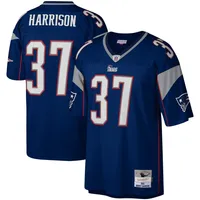 Maillot réplique Mitchell & Ness Rodney Harrison bleu marine New England Patriots Legacy pour hommes