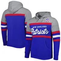 New England Patriots Fanatics Branded Women's Cozy Primary Pullover Hoodie  - Heather Gray