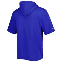 Men's Mitchell & Ness Royal New England Patriots Washed Short Sleeve Pullover Hoodie