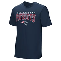 Men's  Navy New England Patriots Home Team Adaptive T-Shirt