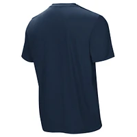 T-shirt adaptatif bleu marine de l'équipe locale des New England Patriots pour hommes