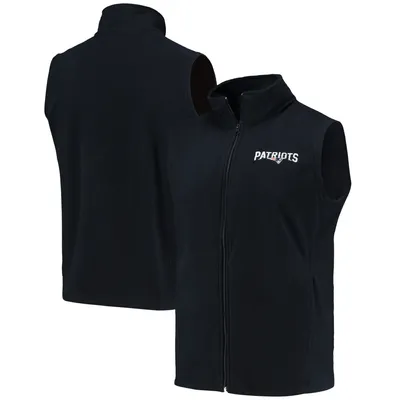 New England Patriots Houston Fleece Full-Zip Vest - Navy