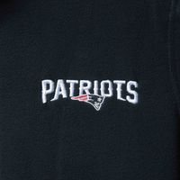 Men's Navy New England Patriots Houston Fleece Full-Zip Vest