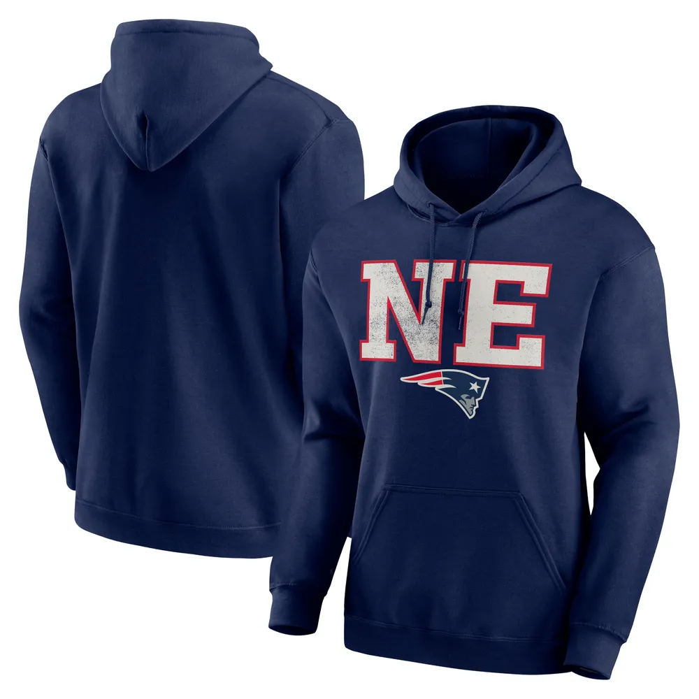 Men's New Era Navy New England Patriots Local Pack Pullover Hoodie