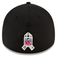 Men's New Era Black/Camo England Patriots 2021 Salute To Service - 39THIRTY Flex Hat