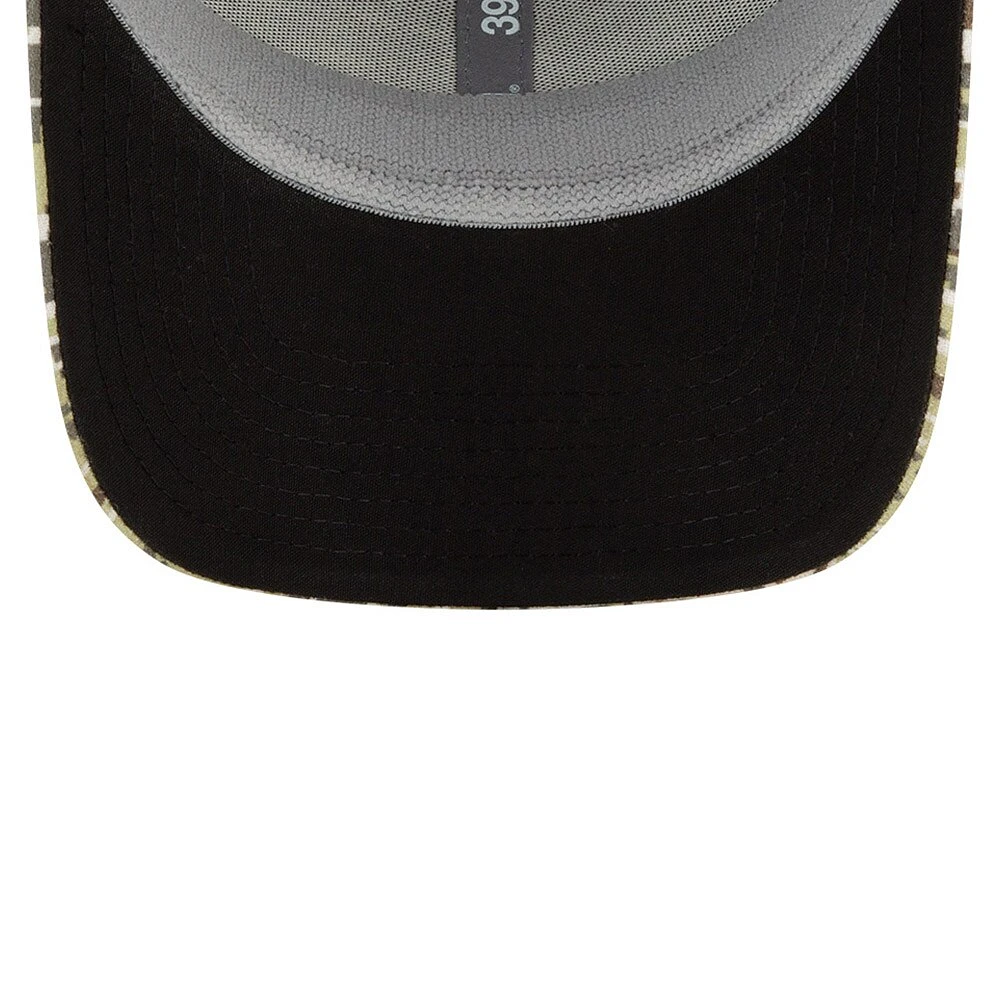 Men's New Era Black/Camo England Patriots 2021 Salute To Service - 39THIRTY Flex Hat