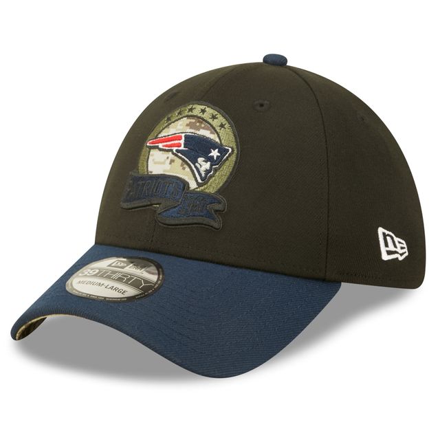 Casquette flex 39THIRTY pour homme New Era Patriots de la Nouvelle-Angleterre 2022, noir/bleu marine