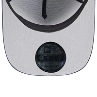Men's New Era Black/Navy New England Patriots 2025 NFL Draft 9FIFTY A-Frame Snapback Hat
