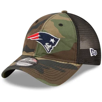 New England Patriots New Era Basic 9TWENTY Trucker Snapback Hat - Camo/Black