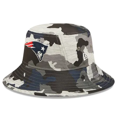 Men's New Era Camo New England Patriots 2022 NFL Training Camp Official  9FORTY Adjustable Hat