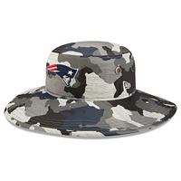 New Era Camo New England Patriots 2022 NFL Training Camp Official Panama Bob pour homme