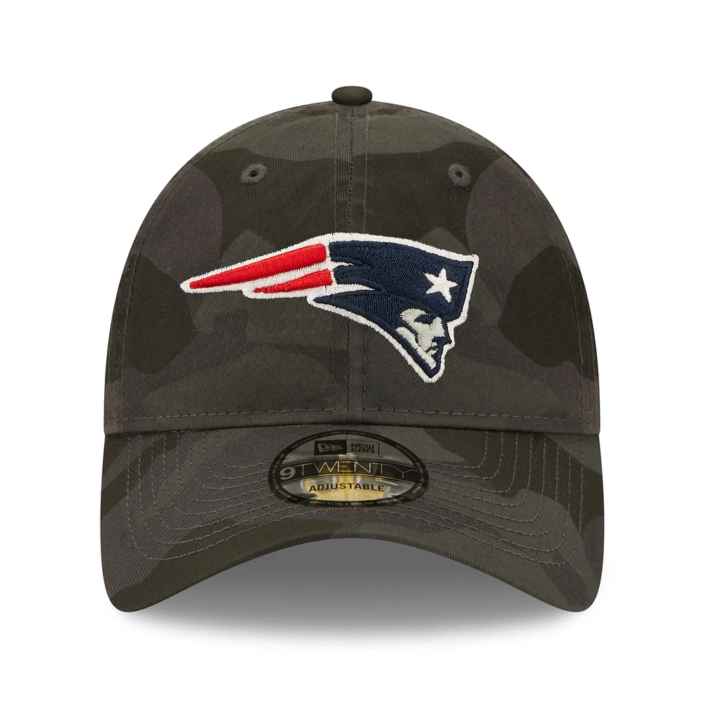 Casquette réglable New Era Camo New England Patriots Core Classic 2.0 9TWENTY pour hommes