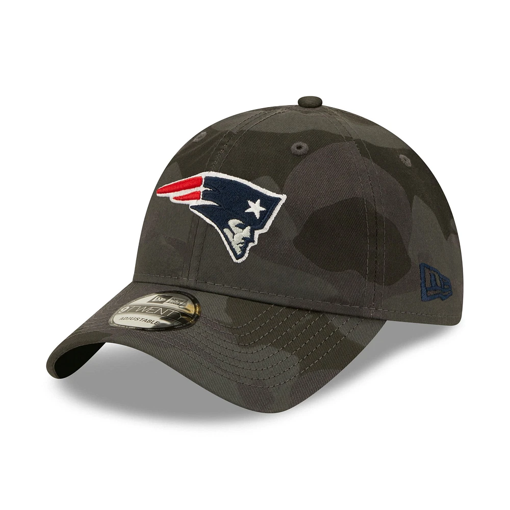 Men's New Era Camo New England Patriots Core Classic 2.0 9TWENTY Adjustable Hat