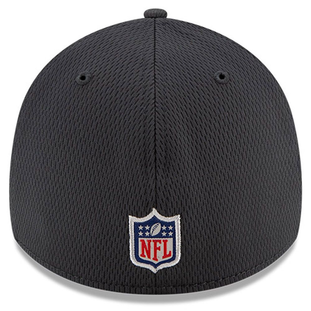 Men's New Era Charcoal England Patriots 2021 NFL Crucial Catch - 39THIRTY Flex Hat