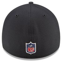 Men's New Era Charcoal England Patriots 2021 NFL Crucial Catch - 39THIRTY Flex Hat