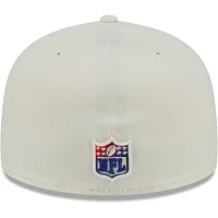 Casquette ajustée New Era England Patriots Chrome Color Dim 59FIFTY pour homme