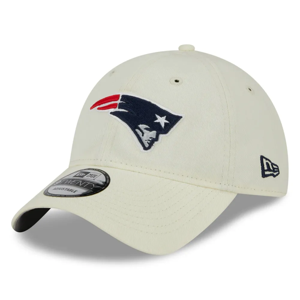 Casquette réglable New Era New England Patriots Core Classic 2.0 9TWENTY crème pour homme